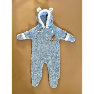 Vintage 90s Disney Lion King Simba Baby Bunting Sherpa Pram Suit 3–12M